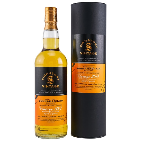 Bunnahabhain Staoisha 2014/2019 Signatory Small Batch Edition #4 4 Jahre Dest. 13.10.2014 Abgef. 13.05.2019