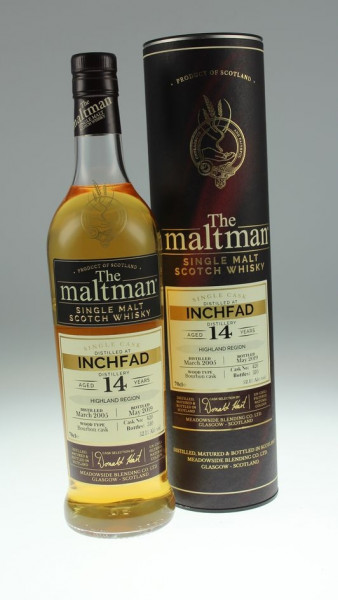 Maltman Inchfad, 2005, 14 years old, 52,1%, Bourbon cask no. 420