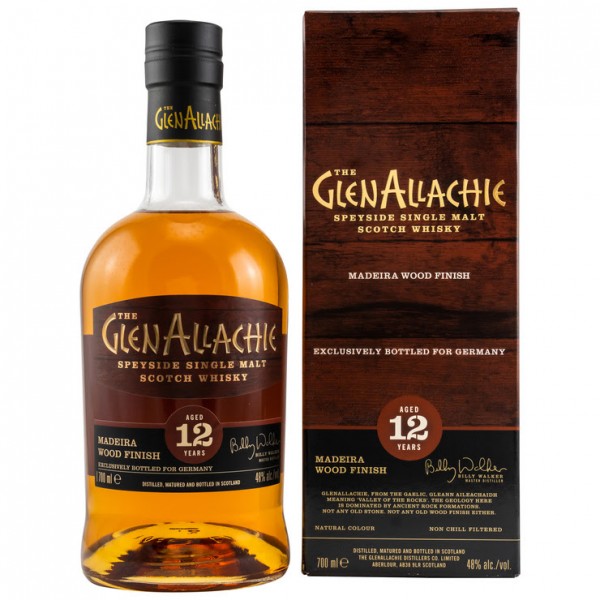 GlenAllachie 12 y Madeira Wood Finish 48 %Vol Exclusively bottled for Germany
