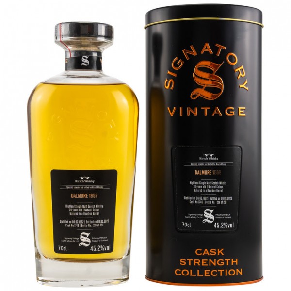 Signatory Dalmore 1992/2020 28y 45,2 %Vol Bourbon Barrel Kirsch Exclusive 231 Flaschen