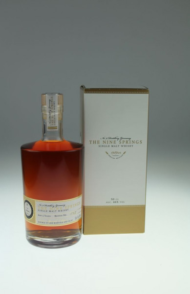 The Nine Springs Special Edition 5y 1989er Double Finish Marsala and Islay Cask - 46 %Vol 0,5l