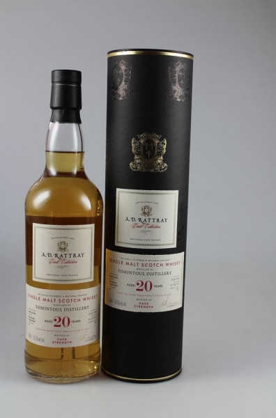 Tomintoul A. D. Rattray 1996 20y 50,5 %Vol Bourbon Hogshead 287 Fleaschen