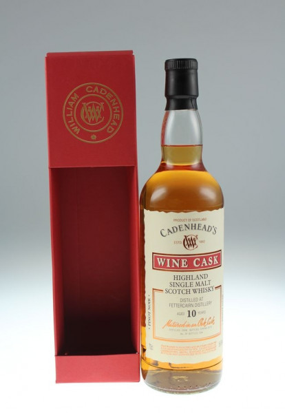 Cadenhead`s Fettercairn 2008 10 y 56,6 %Vol Pinot Noir Cask 264 bottles