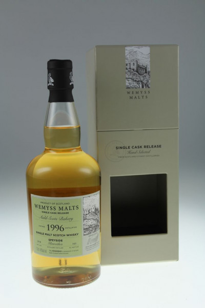Wemyss Auld Scots Bakery 1996, 22 years, 46%, Bourbon Hogshead, 343 bottles Distilled at Glenrothes Distillery 