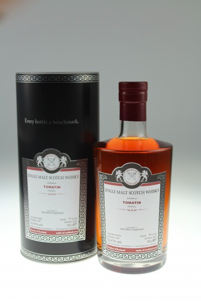 Malts of Scotland Tomatin 1997/2019 Red Wine Cask 52,4 %Vol Red Wine Hogshead