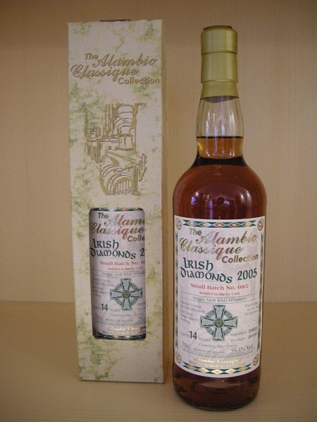 Alambic Classique Irish Diamonds „Batch No. 08/2“ Sherry Cask Jahrgang 2005, 14 y, Irish Single Malt