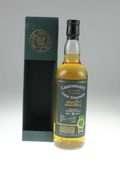 Cadenhead`s TormoreDestillation Jahr 1988 30y Bourbon Hogshead 43,20 %Vol
