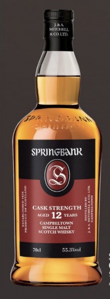 Springbank 12 y Cask Strength 2020 55,3 %Vol 65% Boubon Cask 35% Sherry Cask