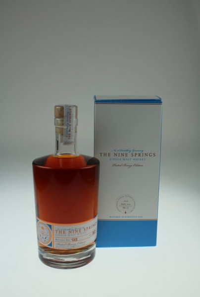 The Nine Springs Peated Breeze Edition European Oak 0,5l 54%