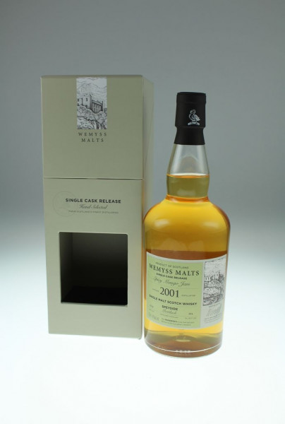 Wemyss Spicy Mango Jam 2001 17 years 46% Bourbon Hogshead 304 bottles Distilled at Mortlach Distillery