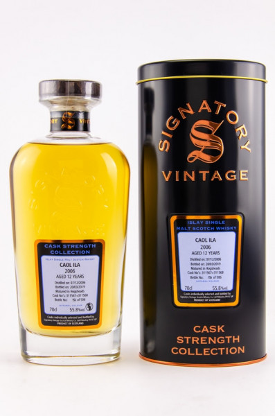 Caol Ila 2006/2019 Signatory Cask Strength Collection 12 Jahre 55,8 %Vol gereift inzwei Hogsheads