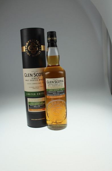  Glen Scotia Vintage 2002 57,9% Vol. 0,7l Single Cask Abfüllung - Cask No. 176 - Refill American Oak Hogshead - Heavily Peated - 189 Bottles