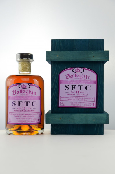 Ballechin Straight from the Cask Bordeaux Cask 11 y 51,9 %Vol