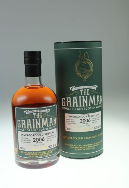 Grainman Invergordon, 2006, 12 years old, 58,2%, premier cru wine finish, cask no. 19890