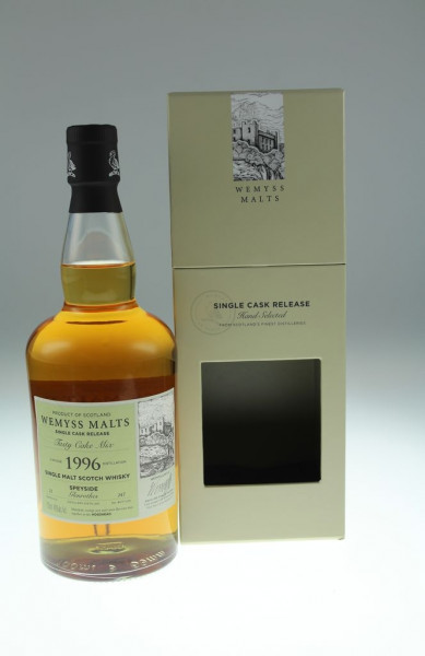 Wemyss Tasty Cake Mix 1996, 23 years, 46% Bourbon Hogshead, 247 bottles Distilled at Glenrothes Distillery