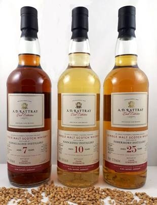 A.D.Rattray Tobermory Island Single Malt Scotch Whisky Exclusive for Germany Isle of Mull 25 Jahre Destilliert: 14.04.1994 Abgefüllt: 22.05.2019 Bourbon Hogshead 57,3% vol. 225 Flaschen