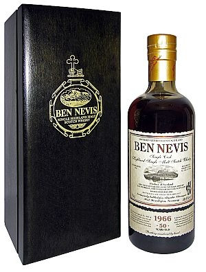 Originalabfüllungen abgefüllt für Alambic Classique Ben Nevis 1966 Cask-No. 3641 Sherry Cask 50 years old