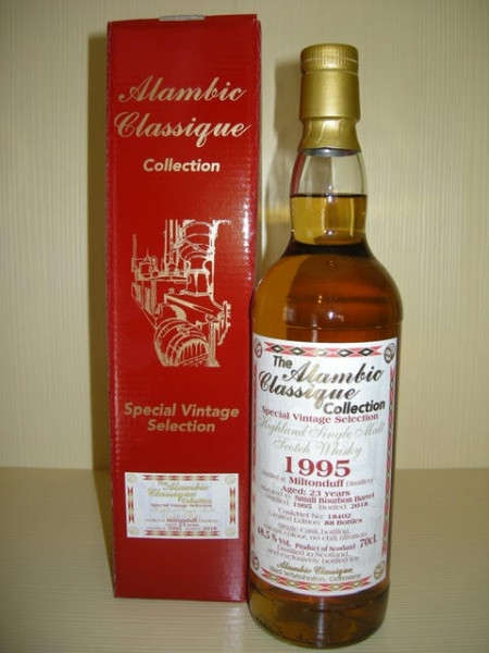 Alambic Classique Miltonduff „Small Bourbon Barrel“ 1995 23 y Speyside 48,5 %Vol