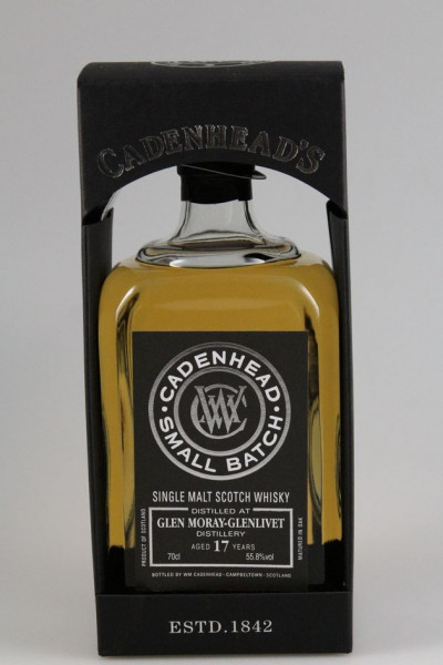  Cadenhead`s Glen Moray Distillery 1998 17 y 55,8 %Vol 504btls. Bourbon Hogshead 