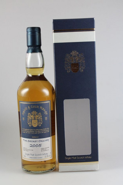 Secret Orkney Spirit & Cask Range Bourbon Cask 2005 57,5 %Vol nur 370 Flaschen