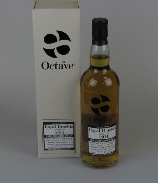 Royal Brackla 2011 4 y Duncan Taylor Sherry Octave Cask 939429 52,5%