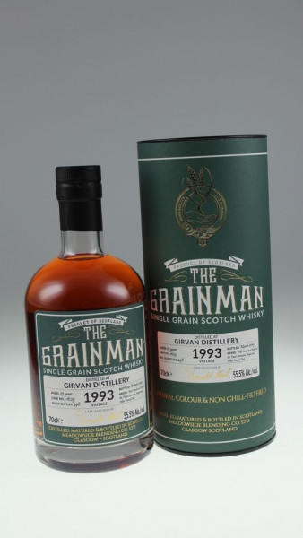Grainman Girvan, 1993, 25 years old, 55,5%, Port finish, cask no. 1629