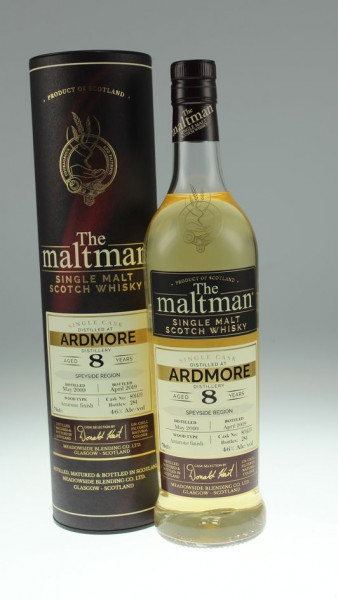 Maltman Ardmore, 2010, 8 years old, 46,0%, Amarone finish, cask no. 801439